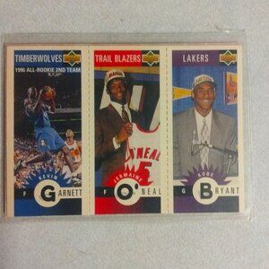 Kobe Bryant Lakers trade card